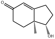 1-Hydroxy-7a-methyl-1,2,3,6,7,7a-hexahydro-inden-5-one,16271-49-1,结构式