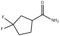 3,3-二氟环戊烷甲酰胺,1628450-91-8,结构式
