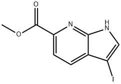 3-Iodo-1H-pyrrolo[2,3-b]pyridine-6-carboxylic acid methyl ester|