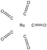 ruthenium pentacarbonyl 化学構造式