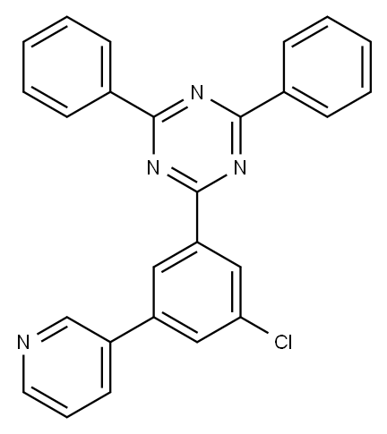 1643448-24-1 2-(3-氯-5-(3-吡啶基)苯基)-4,6-二苯基-1,3,5-三嗪