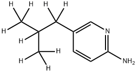 2-Amino-5-(iso-butyl-d9)-pyridine Structure
