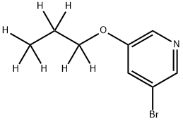 3-Bromo-5-(n-propoxy-d7)-pyridine Structure