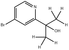 4-Bromo-2-(1-Hydroxy-1-methylethyl-d6)-pyridine|2-(4-溴吡啶-2-基)丙-2-醇-D6