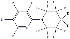 3-Bromo-6-(piperidino)pyridine-d13|