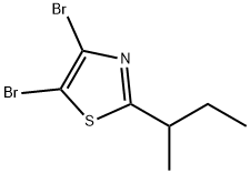 4,5-Dibromo-2-(sec-butyl)thiazole 结构式