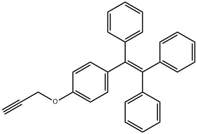 [1-(4-丙炔氧基苯基)-1,2,2-三苯基]乙烯, 1644078-88-5, 结构式