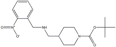 tert-butyl 4-(((2-nitrobenzyl)amino)methyl)piperidine-1-carboxylate,1650574-52-9,结构式