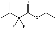 2,2-ジフルオロ-3-メチル酪酸エチル 化学構造式