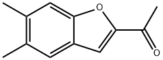 1-(5,6-二甲基苯并呋喃-2-基)乙-1-酮, 16563-98-7, 结构式
