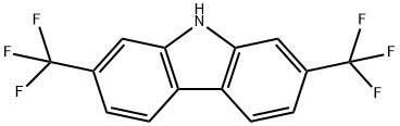 2,7-Bis-trifluoromethyl-9H-carbazole Structure
