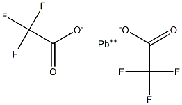 lead(II) trifluoroacetate Struktur