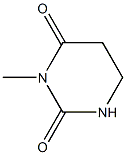 3-甲基二氢嘧啶-2,4(1H,3H)-二酮, 1672-04-4, 结构式
