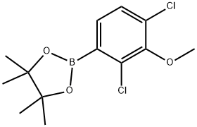 2,4-Dichloro-3-methoxyphenylboronic acid pinacol ester Struktur