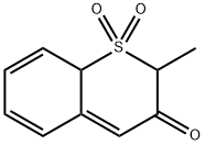 2-甲基苯并[B]噻吩-3(2H)-酮-1,1-二氧化物, 16957-79-2, 结构式