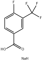 sodium 4-fluoro-3-(trifluoromethyl)benzoate Structure