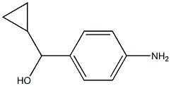 (4-aminophenyl)(cyclopropyl)methanol,1701903-84-5,结构式