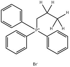 n-Propyl-2,2,3,3,3-d5-triphenylphosphonium Bromide Struktur