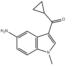 (5-氨基-1-甲基-1H-吲哚-3-基)(环丙基)甲酮, 1703788-55-9, 结构式