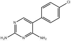 5-(4-chlorophenyl)pyrimidine-2,4-diamine 化学構造式