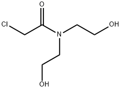 Acetamide, 2-chloro-N,N-bis(2-hydroxyethyl)- Struktur