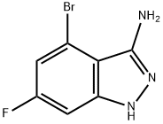 4-bromo-6-fluoro-1H-indazol-3-amine Struktur