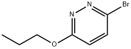 3-Bromo-6-(n-propoxy)pyridazine 结构式