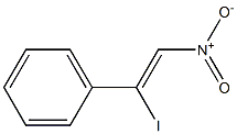 (1-iodo-2-nitro vinyl) benzene Structure