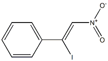 (1-碘-2-硝基乙烯基)苯,17336-38-8,结构式