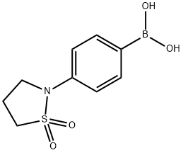 N-(4-Boronophenyl)-1,3-propanesultam Struktur