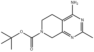 tert-butyl 4-amino-2-methyl-5H,6H,7H,8H-pyrido[3,4-d]pyrimidine-7-carboxylate,1780346-17-9,结构式