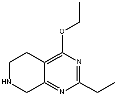 4-ethoxy-2-ethyl-5H,6H,7H,8H-pyrido[3,4-d]pyrimidine 化学構造式