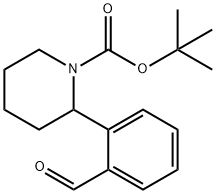 tert-butyl 2-(2-formylphenyl)piperidine-1-carboxylate,1780863-59-3,结构式