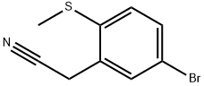 2-(5-bromo-2-(methylthio)phenyl)acetonitrile|