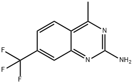 4-methyl-7-(trifluoromethyl)quinazolin-2-amine,1781202-39-8,结构式