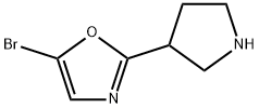 5-bromo-2-(pyrrolidin-3-yl)-1,3-oxazole,1781703-14-7,结构式