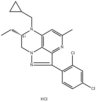 盐酸NBI 35965, 1782228-59-4, 结构式