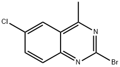 2-bromo-6-chloro-4-methylquinazoline Structure