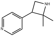 4-(2,2-dimethylazetidin-3-yl)pyridine,1782814-30-5,结构式
