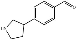 4-(pyrrolidin-3-yl)benzaldehyde,1783797-91-0,结构式