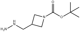 3-(肼基甲基)氮杂环丁烷-1-羧酸叔丁酯, 1784837-46-2, 结构式