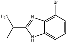 1-(4-bromo-1H-1,3-benzodiazol-2-yl)ethan-1-amine Struktur