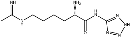 L-N6-(1-Iminoethyl)-Lysine-5-Tetrazole Amide Dihydrochloride Structure