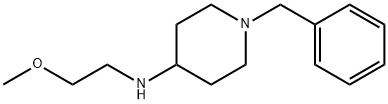 4-Piperidinamine, N-(2-methoxyethyl)-1-(phenylmethyl)- Struktur