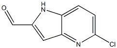 5-chloro-1H-pyrrolo[3,2-b]pyridine-2-carbaldehyde Structure