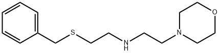 2-(Benzylthio)-N-(2-morpholinoethyl)ethan-1-amine Struktur