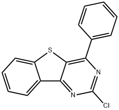 2-氯-4-苯基[1]苯并噻吩[3,2-D]嘧啶,1801233-15-7,结构式