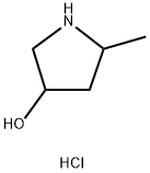 5-methylpyrrolidin-3-ol hydrochloride Structure
