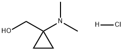 Cyclopropanemethanol, 1-(dimethylamino)-, hydrochloride (1:1) Struktur