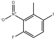3-Fluoro-6-iodo-2-nitrotoluene Struktur